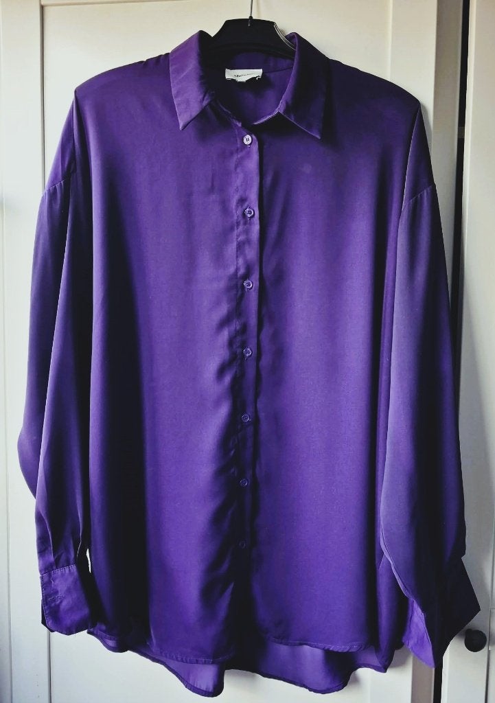 Paarse blouse Shoeby XXL, Paars, Maat 46/48 (XL) of groter, Ophalen of Verzenden, Zo goed als nieuw
