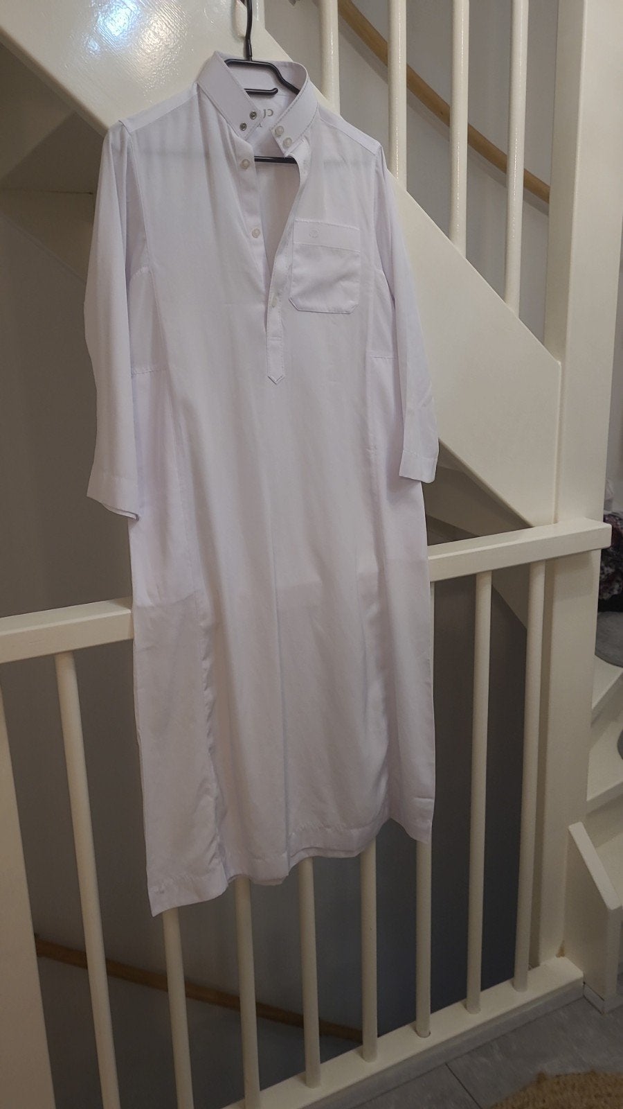 Witte Thobe / Dishdasha / Qamis - Maat 46L, Kleding | Heren, Ophalen of Verzenden, Nieuw, درروش