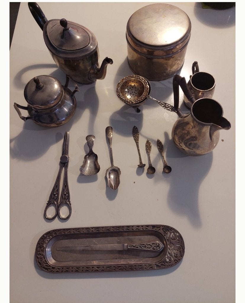 Zilveren set te koop, Ophalen of Verzenden, Zilver