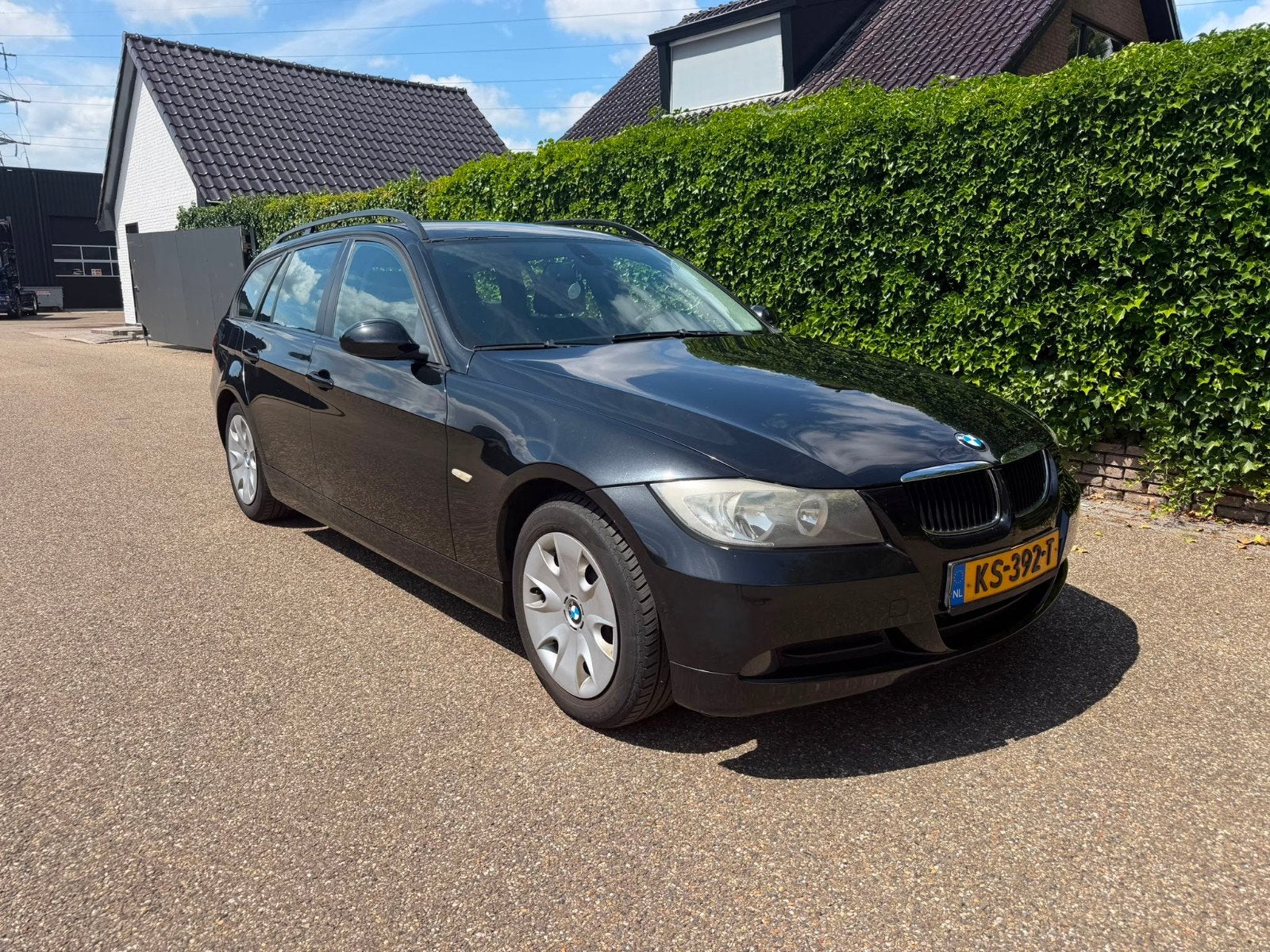 BMW 3-Serie 2.0 318 I Touring 2006 Zwart, Auto's, BMW, 13 km/l, Achterwielaandrijving, Airbags, 4 cilinders