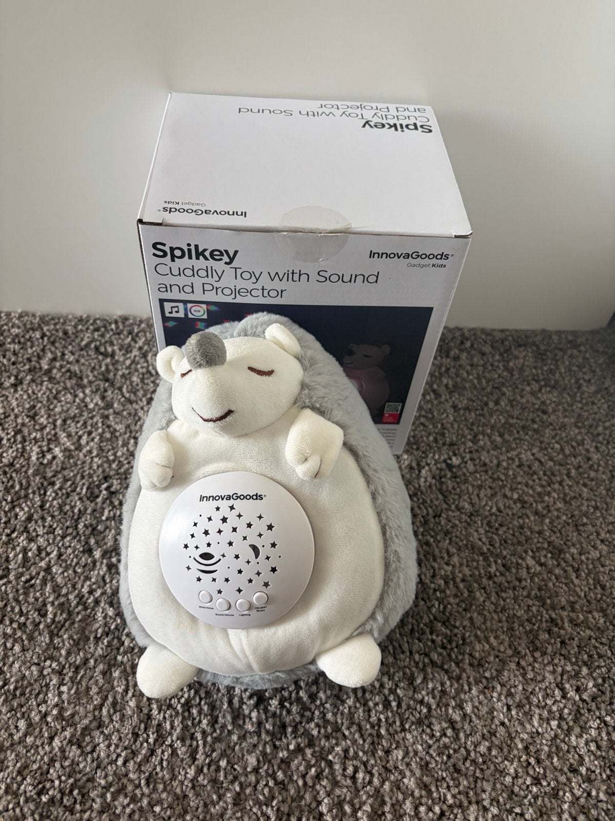 InnovaGoods Spikey Knuffel met Geluid en Projector, Ophalen, Overige merken, Met geluid, Overige karakters