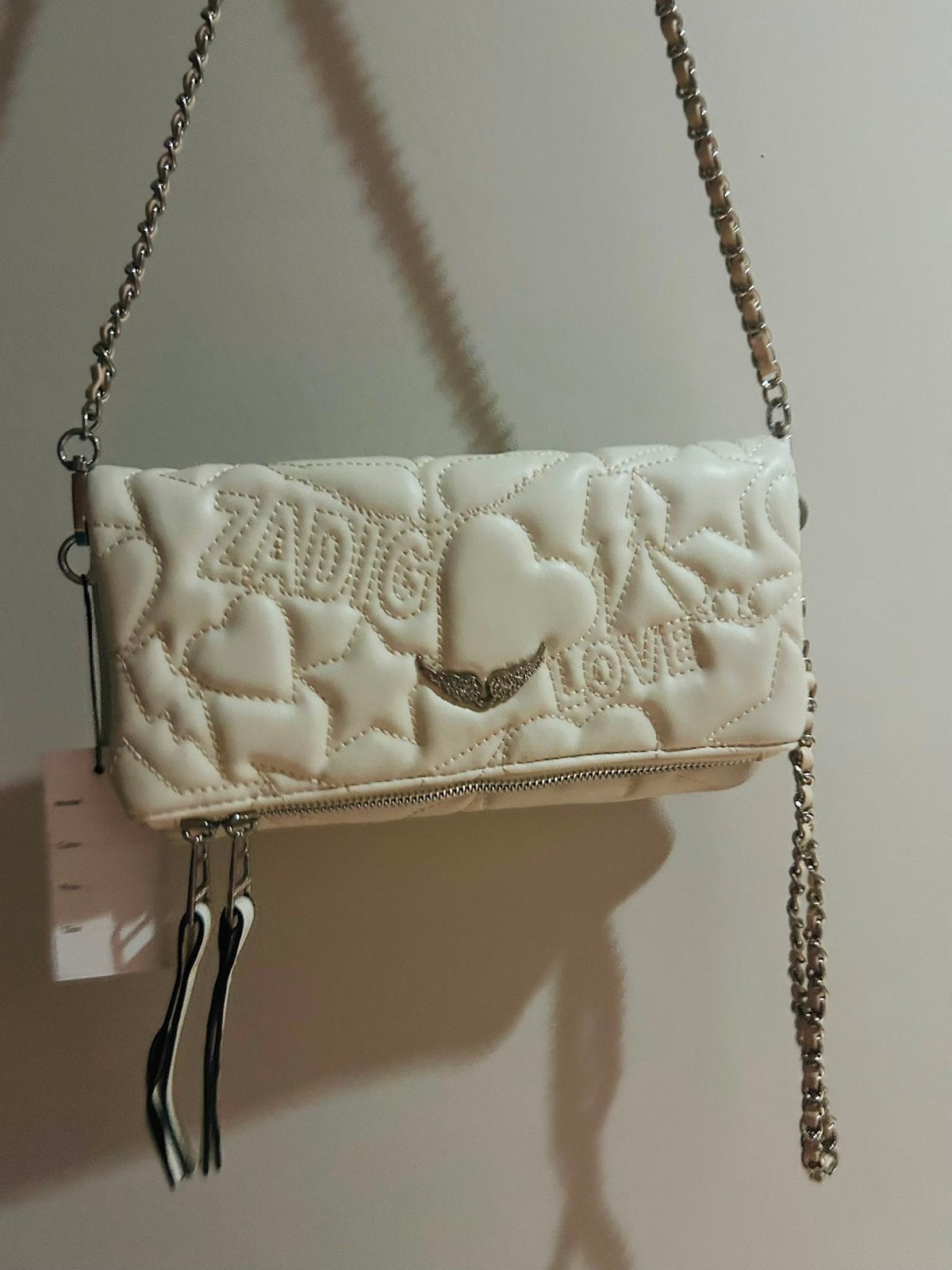 Zadig & Voltaire tas nieuw wit, Ophalen of Verzenden, Nieuw, Wit, Schoudertasje