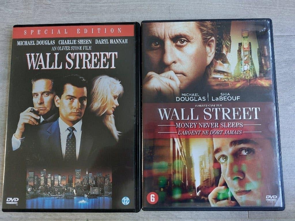 DVD Wall Street (1987) & Wall Street Money never sleeps, Ophalen, Engels, Alle leeftijden, Nederlands