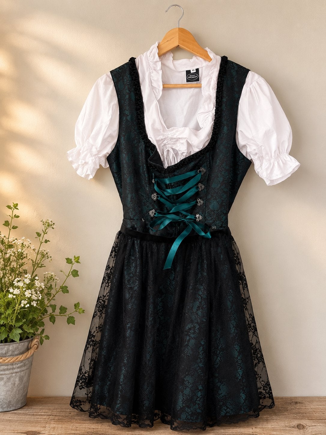 Dirndl jurk van Haus Huberts, maat 48-XL, Kleding | Dames, Carnavalskleding en Feestkleding, Ophalen of Verzenden, Zo goed als nieuw
