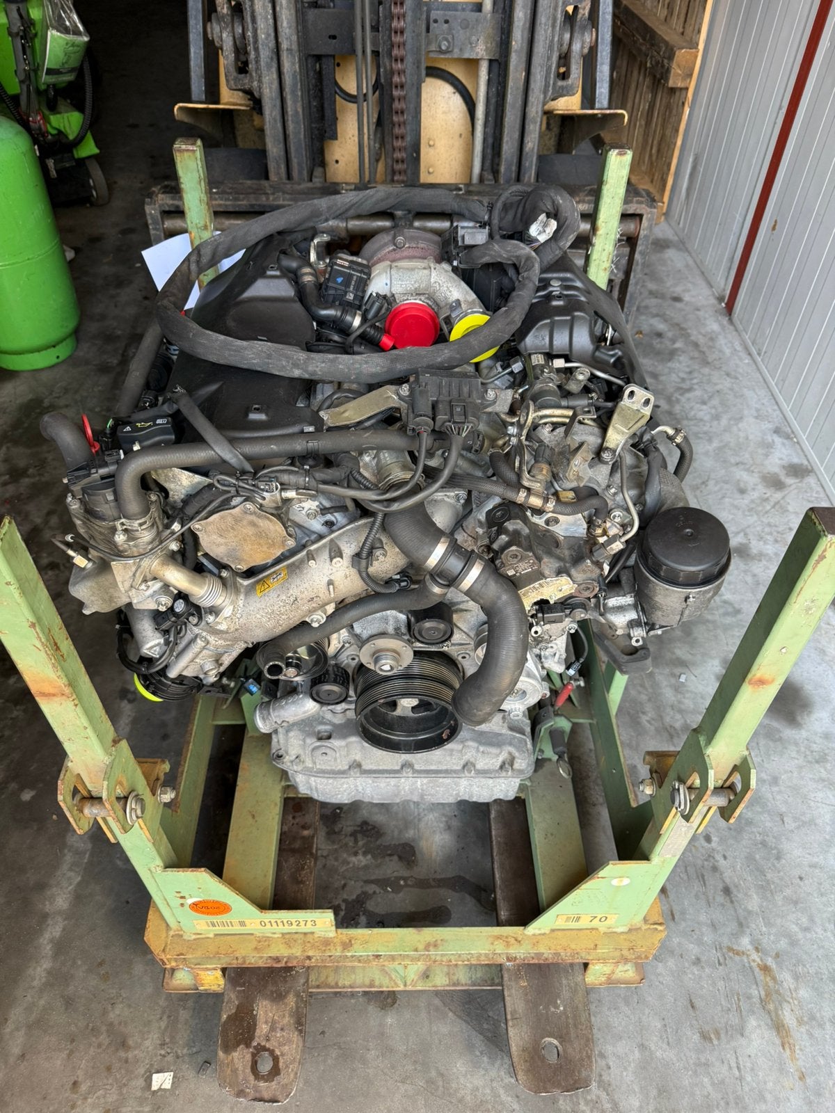 Sprinter 319 519 om642 motor compleet met draadboom, Auto-onderdelen, Mercedes-Benz, Mercedes, Gebruikt, Mercedes