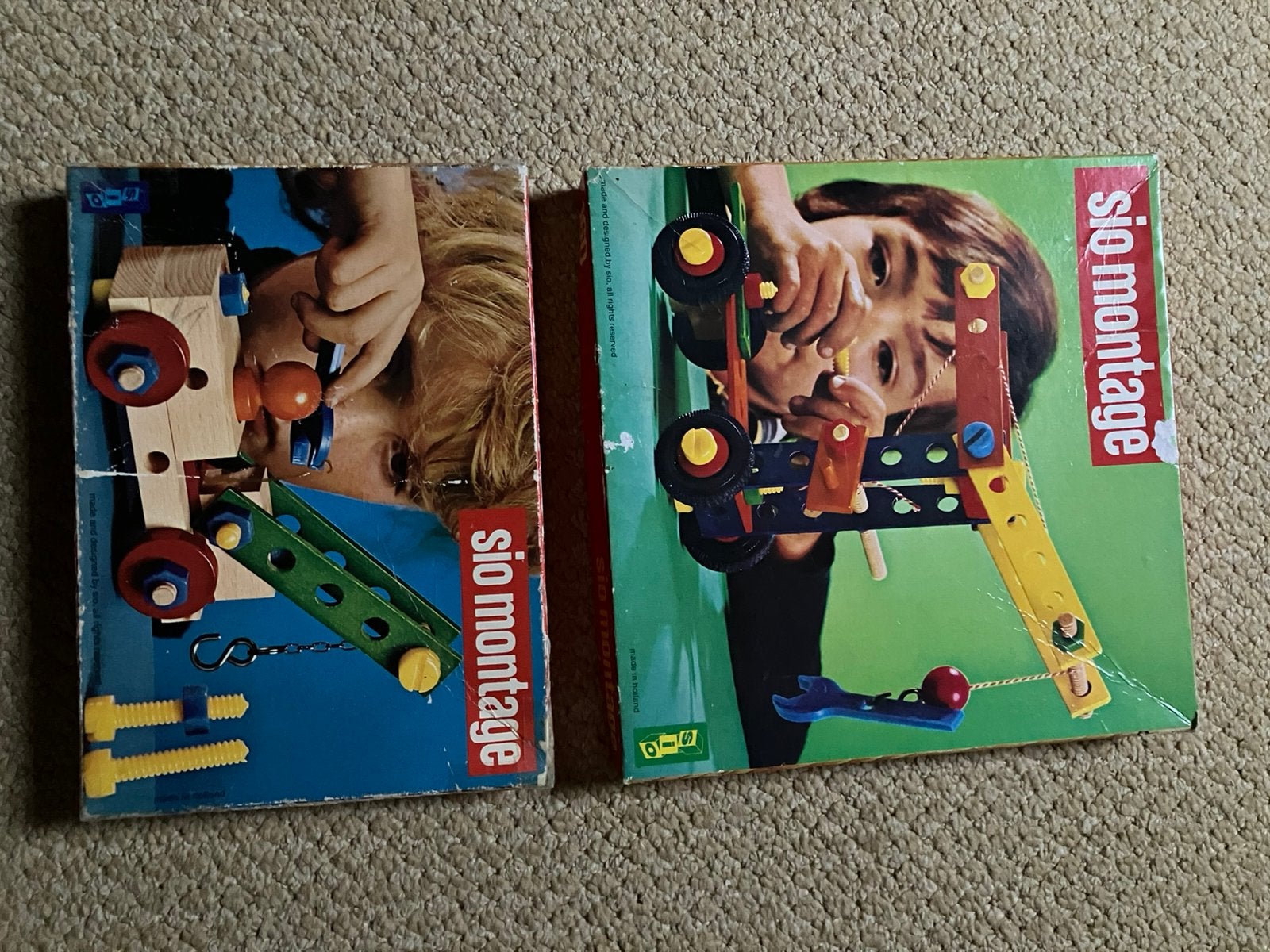 SIO MONTAGE houten CONSTUCTIE speelgoed, Kinderen en Baby's, Ophalen of Verzenden, Zo goed als nieuw