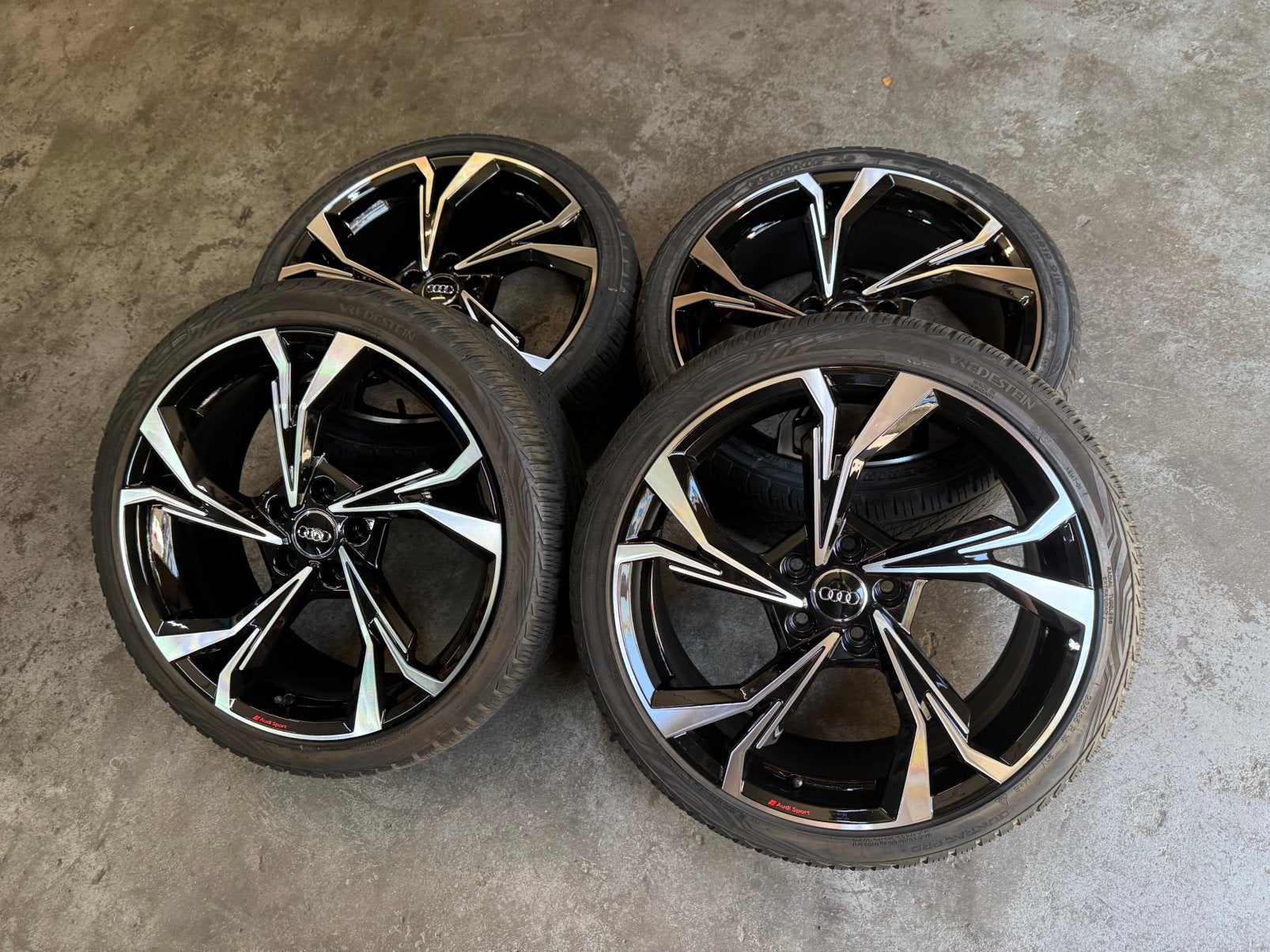 ✅ 19 Inch 5x112 Audi Sport RS S3 A3 A4 A6 S4 Vw Velgen, 19 inch, Gebruikt, Banden en Velgen, 235 mm