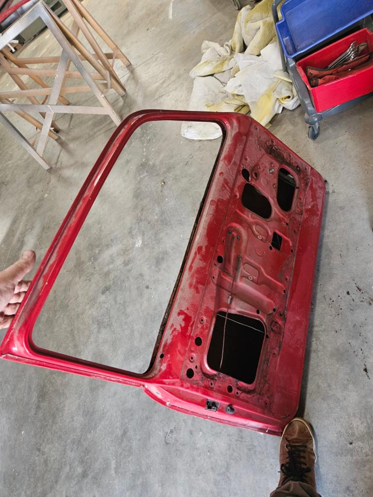Deur Opel Kadett C Coupé - Rood - Gebruikt, Auto-onderdelen, Bahnhofsplatz, 65423 Rüsselsheim am Main, Duitsland, Info@opel.com