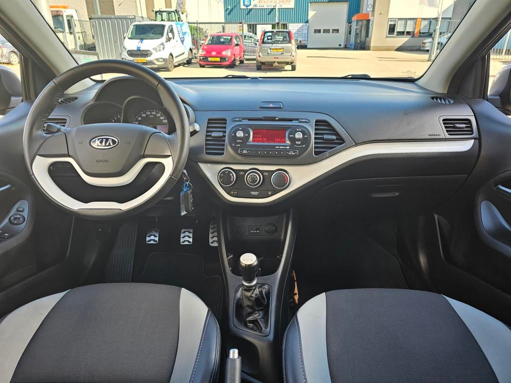 Kia Picanto 1.0 CVVT|2e eig|NAP|Airco|NW Koppeling|El.Ramen, Auto's, Voorwielaandrijving, Euro 5, Gebruikt, Met garantie (alle)