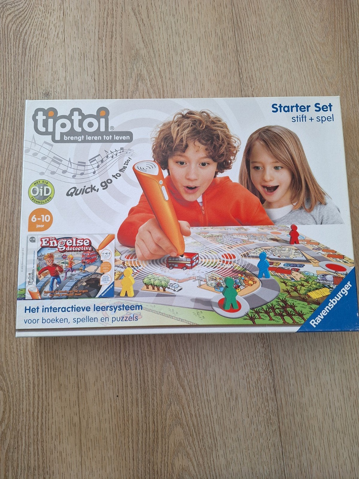 Tiptoi Starter Set + De Engelse detective (compleet), Kinderen en Baby's, Verzenden, Zo goed als nieuw, Taal en Lezen