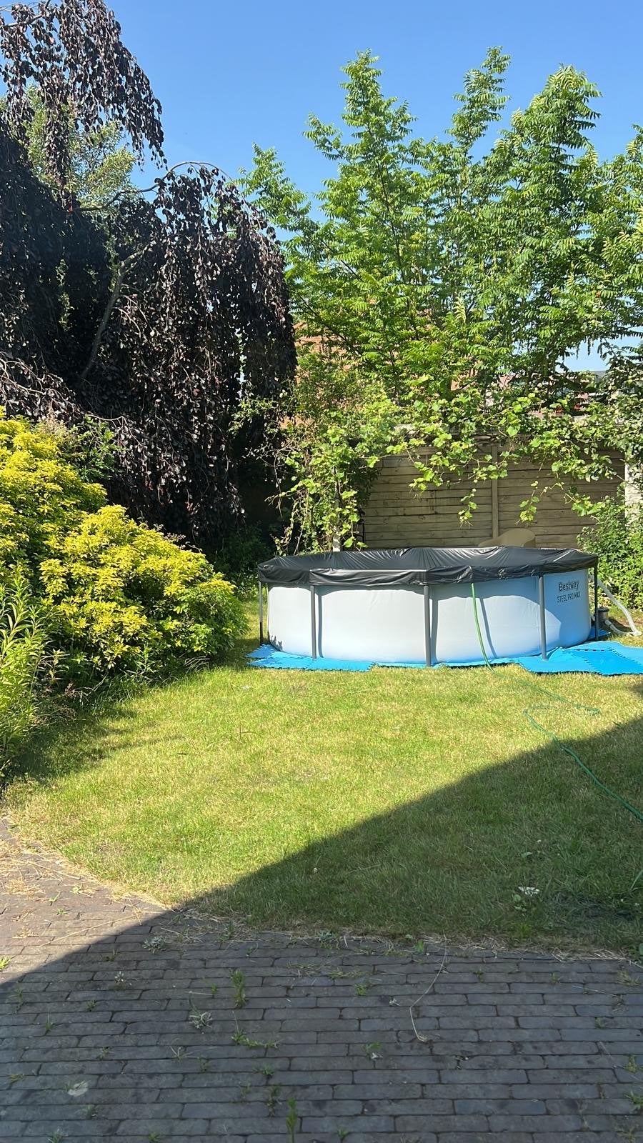 Bestway Steel Pro Max Zwembad 3.05m met pomp & accessoires, Tuin en Terras, Zwembaden, Ophalen, Gebruikt, Minder dan 80 cm, Rond