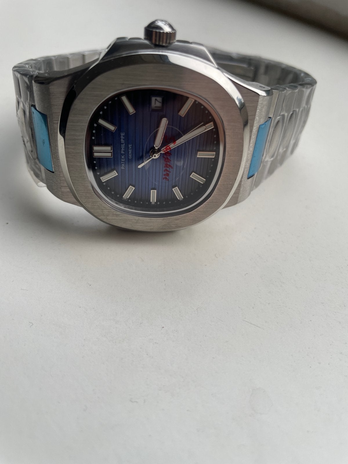 Stijlvol Heren Polshorloge Patek Philippe, Sieraden, Tassen en Uiterlijk, Horloges | Heren, Overige merken, Staal, Polshorloge