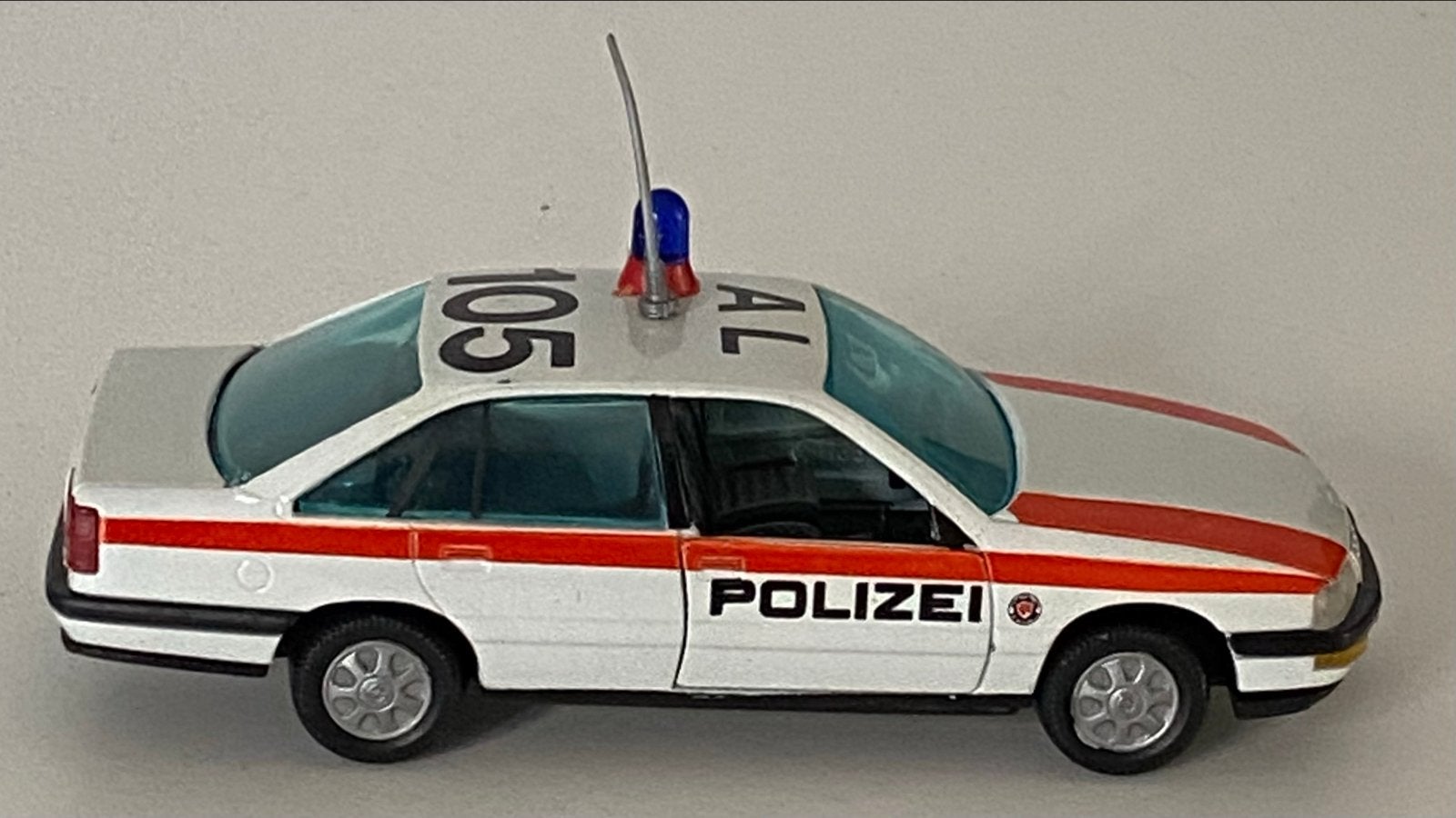 GAMA M1:43 Opel Senator Politie Auto (Made in Western German, Ophalen of Verzenden, Nieuw, Auto, Gama