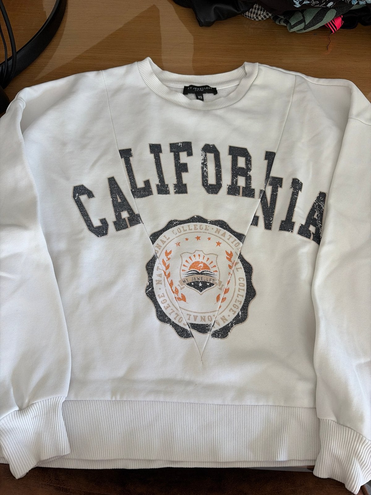 Witte California sweater My Jewellery Limited XS, Ophalen of Verzenden, Gedragen, Maat 34 (XS) of kleiner, Wit