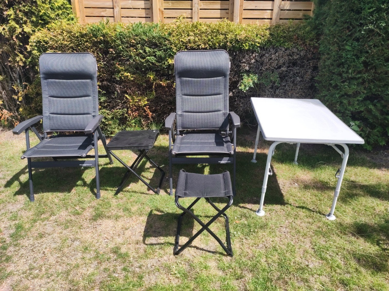 Westfield campingstoelen en tafel set als nieuw, Ophalen, Zo goed als nieuw, Campingstoel