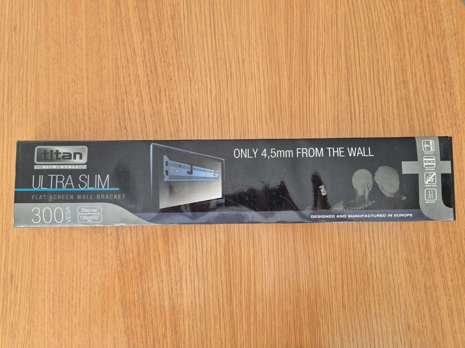 Titan Ultra Slim VESA 300 TV Beugel - 4,5mm wandafstand, Ophalen of Verzenden, Nieuw