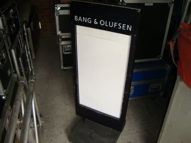 Gebruikt: Reclame display, rollend voor buiten 20220965, Ophalen, Reclamebord, Mteurope@outlook.com, Bang & Olufsen