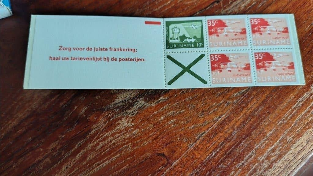Postzegelboekje Suriname, Ophalen of Verzenden, Postfris