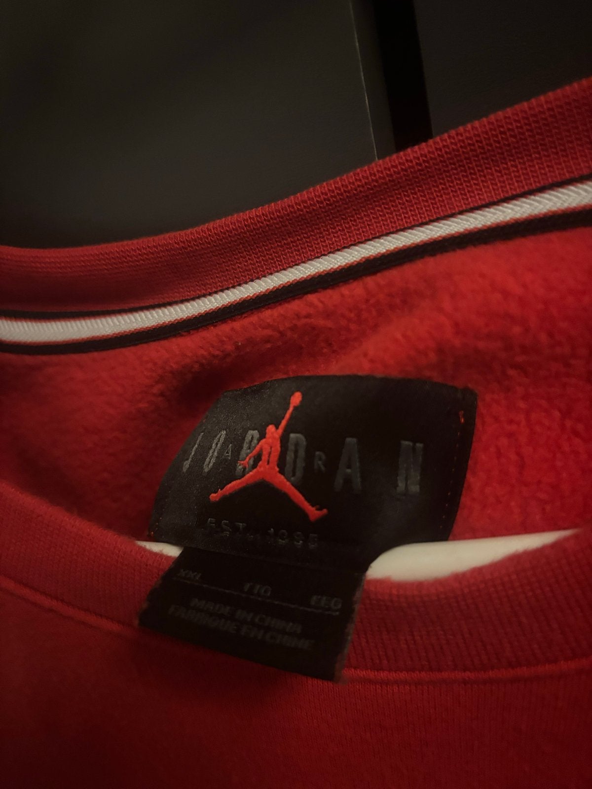 Jordan Sweater Rood Maat XXL, Ophalen of Verzenden, Gedragen
