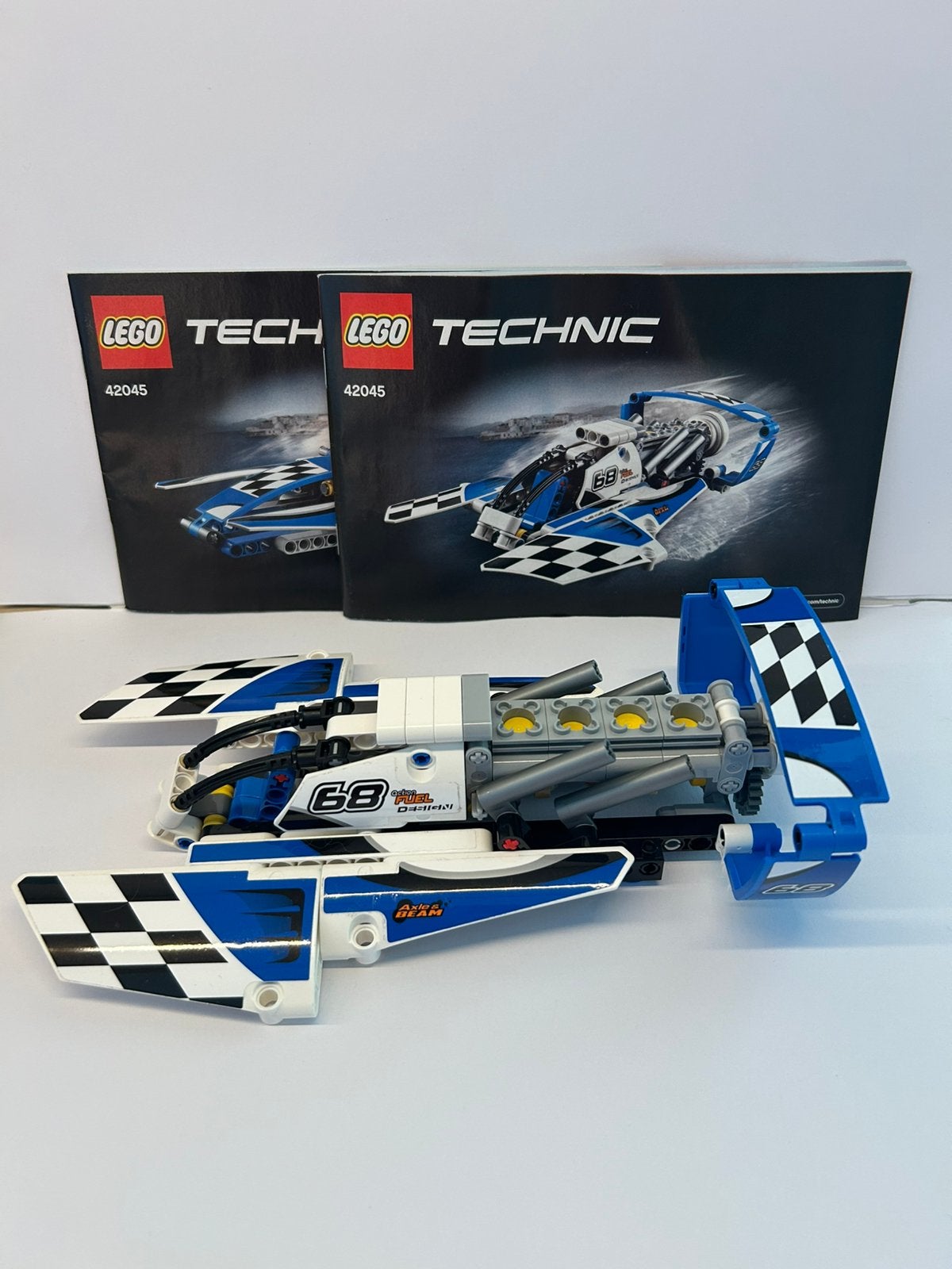 Lego technic 42045 watervliegtuig/racer. Compleet, Ophalen of Verzenden, Gebruikt