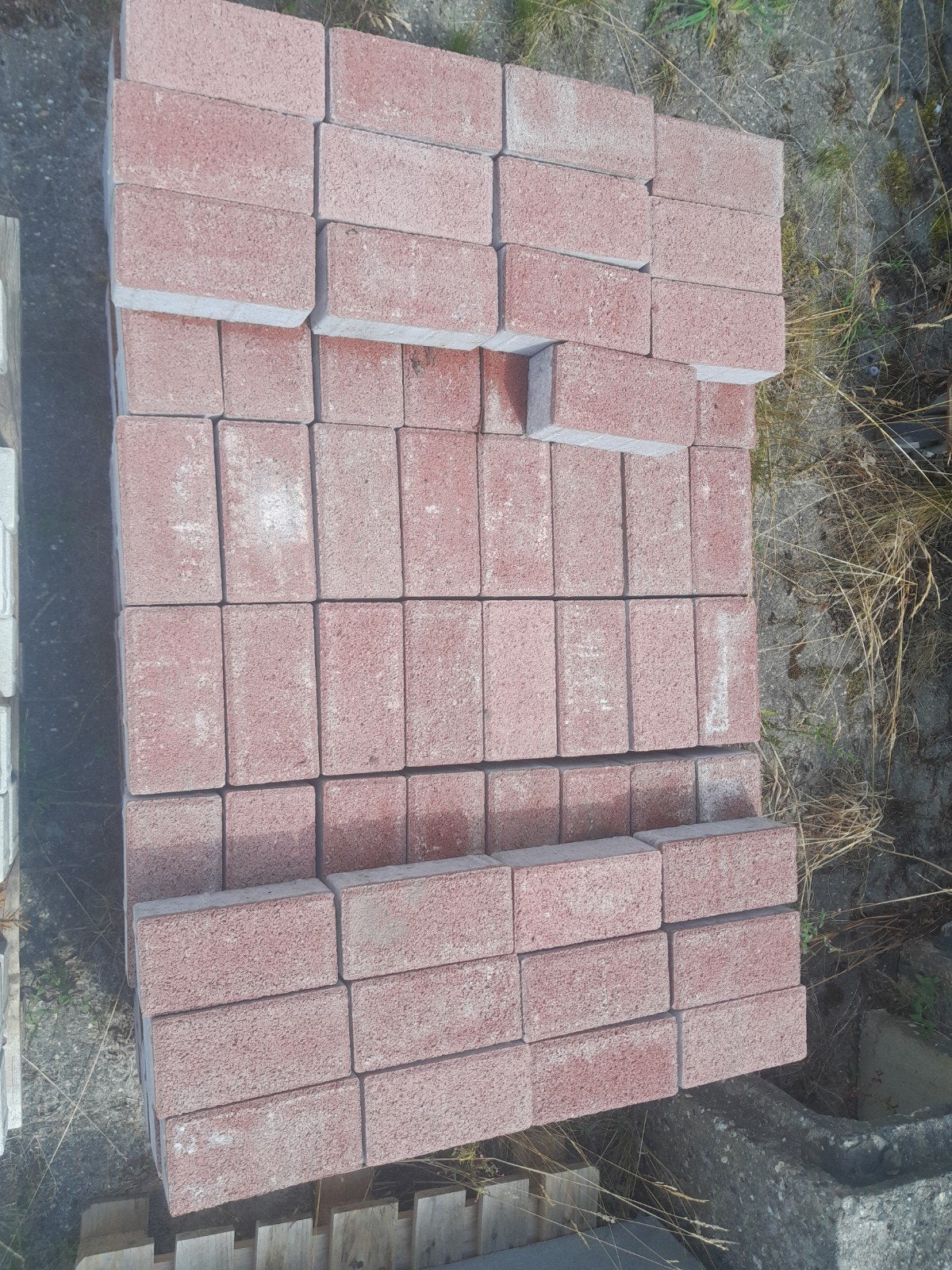 Betonklinkers bkk 8cm Kleur rood nieuw, Ophalen, Nieuw, Beton, Klinkers