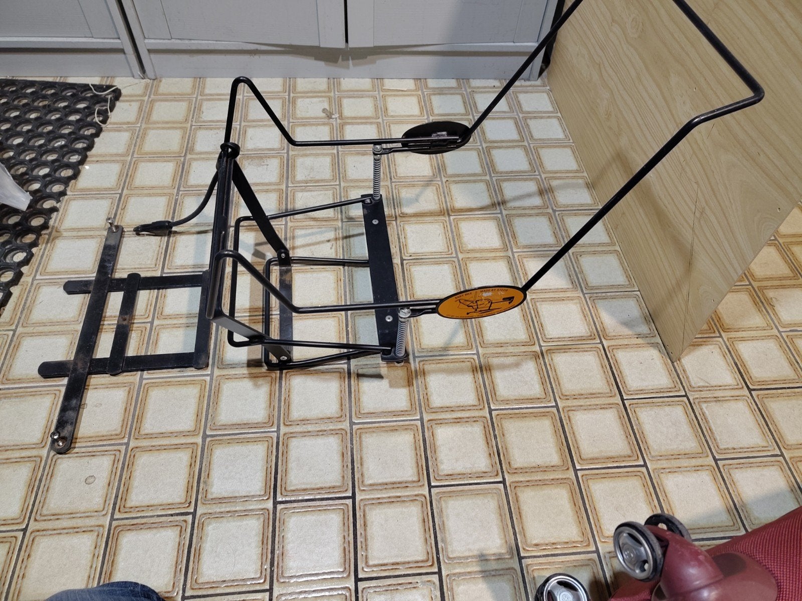 Steco Baby Mee fietsdrager voor kinderzitje, Ophalen of Verzenden, Gebruikt, Kinderkar, Minder dan 20 kg