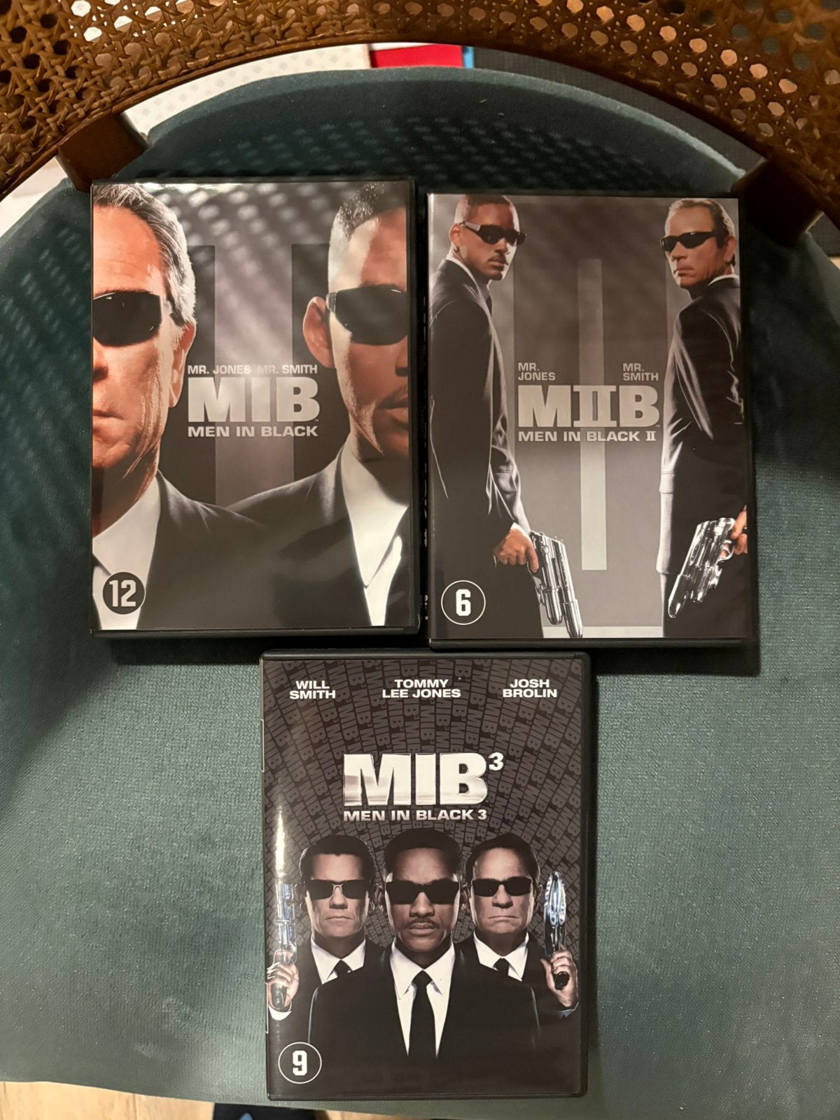 MEN IN BLACK 1, 2 en 3 met  T.L.Jones en Will Smith, Cd's en Dvd's, Vanaf 12 jaar, Ophalen of Verzenden, Zo goed als nieuw, Actie en Avontuur