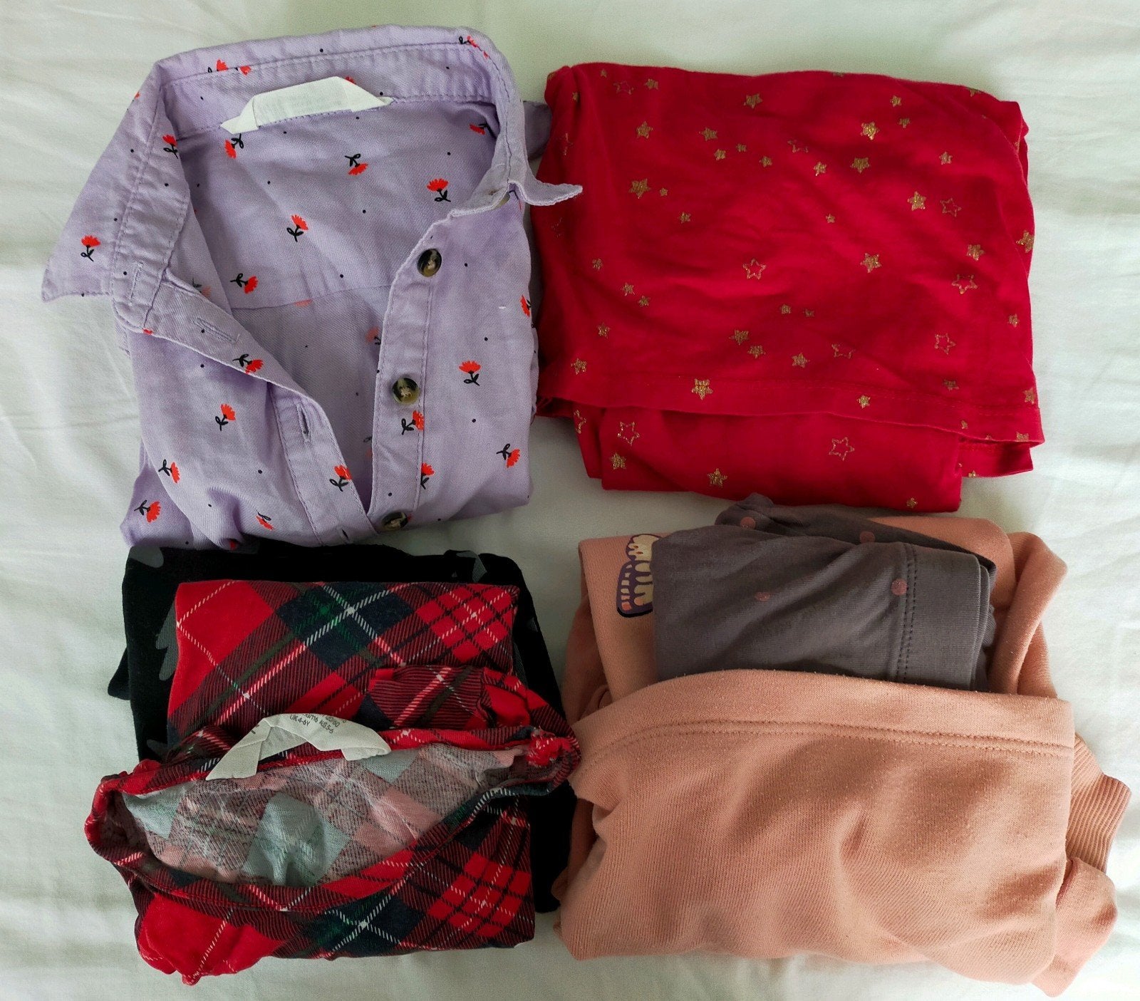 H&M Kledingpakket voor meisjes - 4 stuks (maat 110), Kinderen en Baby's, Kinderkleding | Maat 110, Gebruikt, Meisje, H&M, Ophalen of Verzenden