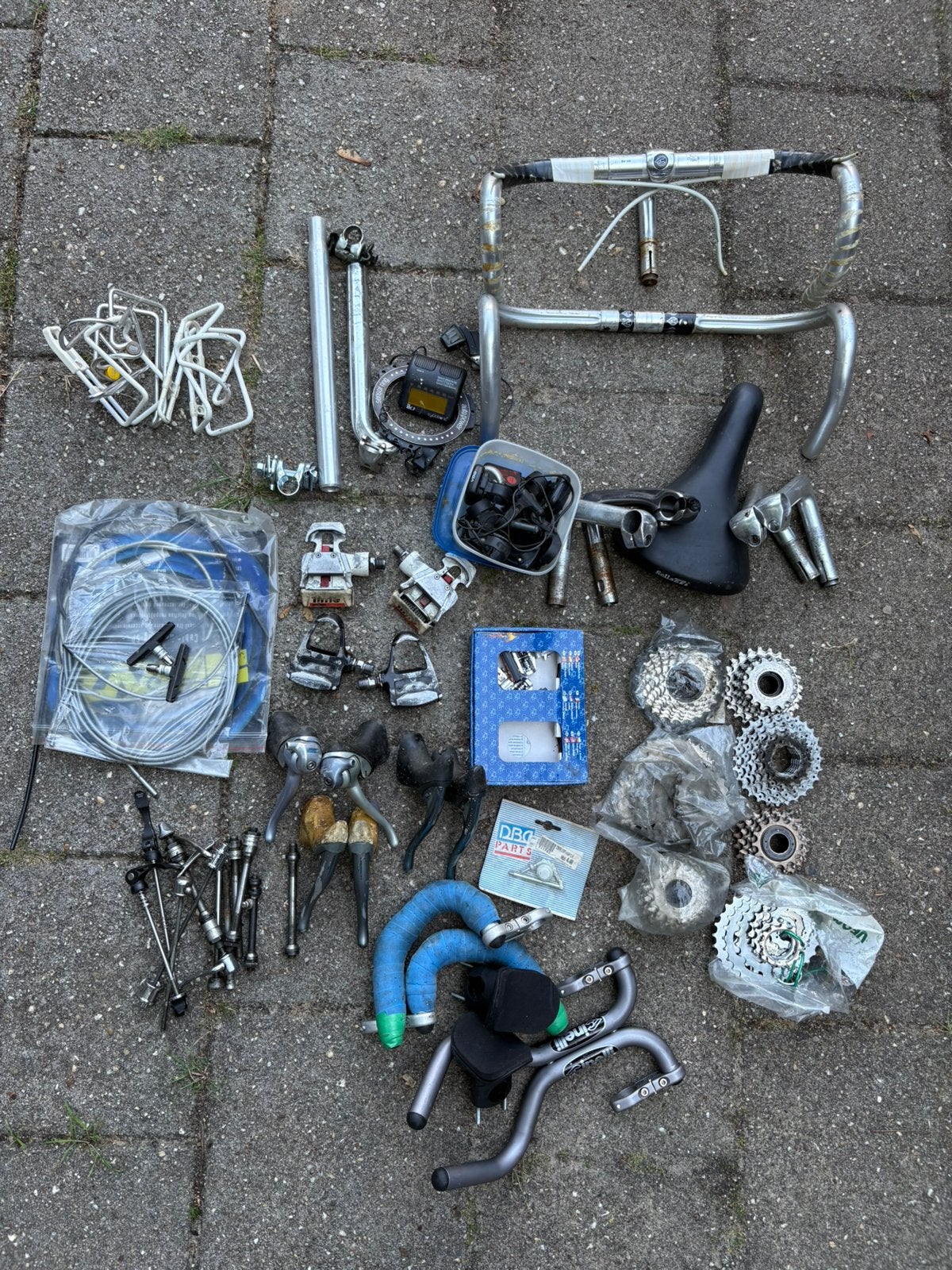 Lotje vintage racefietsonderdelen, Fietsen en Brommers, Ophalen, Gebruikt