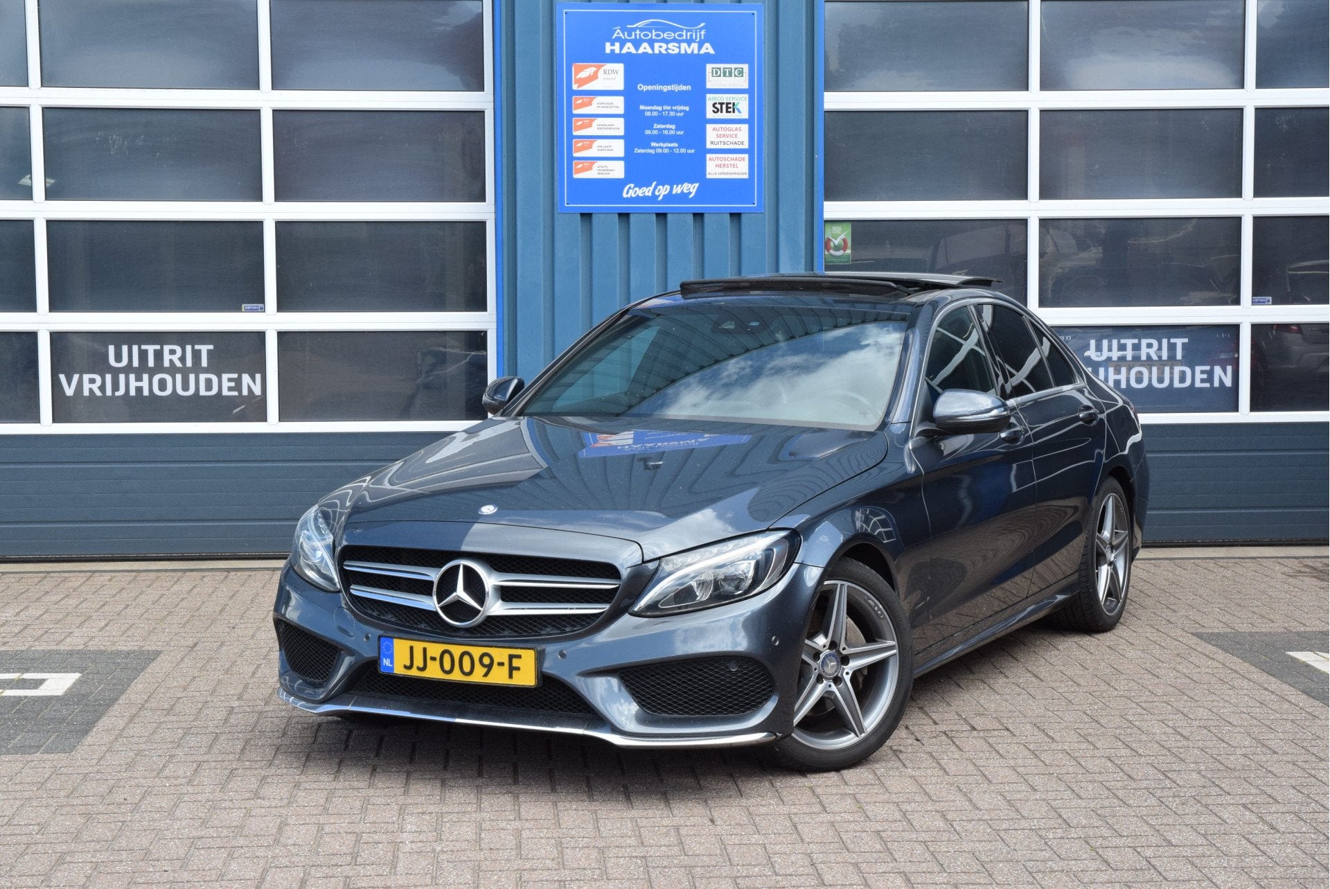 Mercedes-Benz C-Klasse 220 CDI Edition 1 AMG Panoramadak Lee, Auto's, Automaat, Achterwielaandrijving, 4 cilinders, Leder