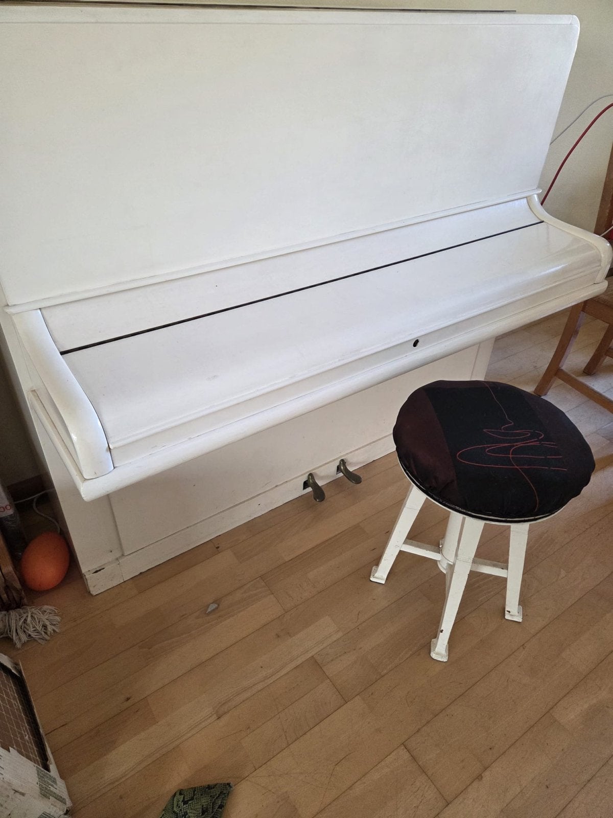 Nathaniel Berry & Sons Piano - Wit, Ophalen, Gebruikt, Wit, Piano