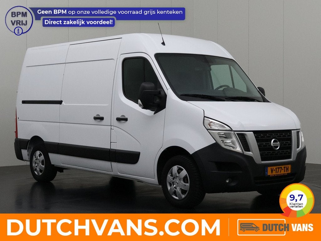 Nissan NV400 2.3DCi 130PK L2H2 Optima | Airco | Cruise | Cam, Auto's, Stof, Gebruikt, 4 cilinders, 2500 kg