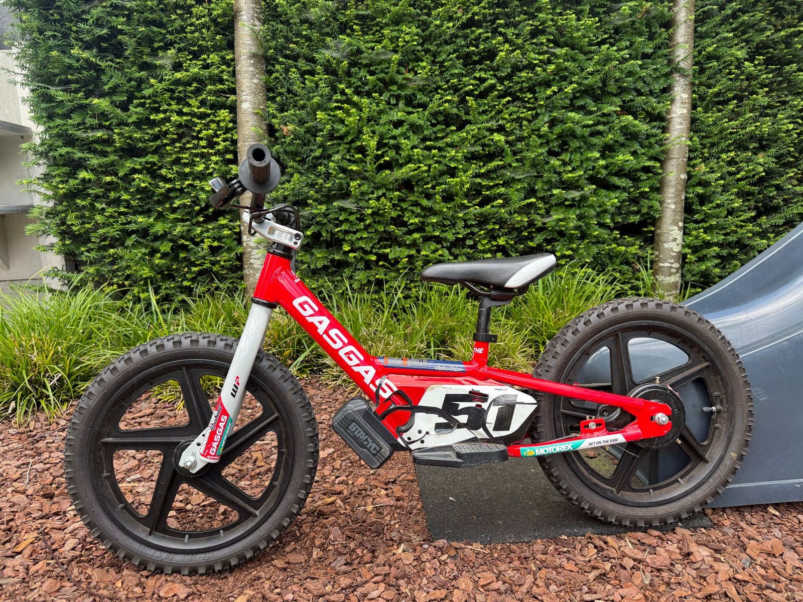 Gasgas (KTM) Stacyc 16” elektrische loopfiets, Ophalen, Gebruikt, 16 tot 20 inch