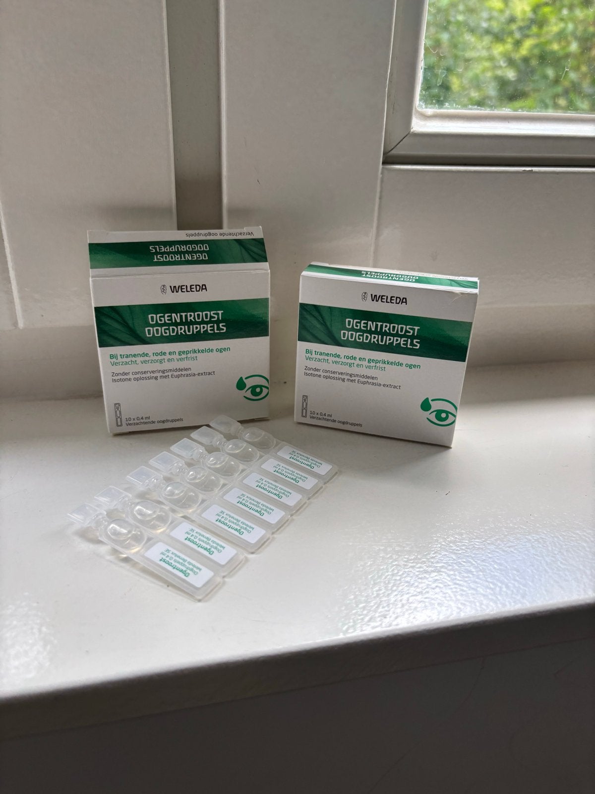 Weleda Ogentroost Oogdruppels - 17x 0.4 ml, Ophalen of Verzenden, Nieuw, Overige typen