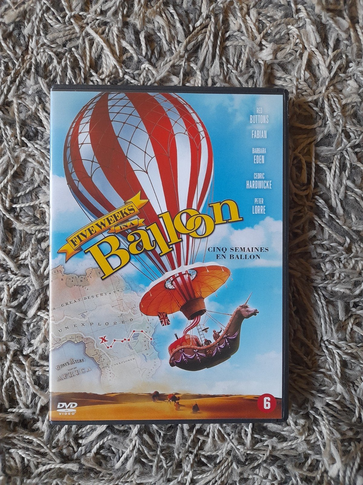 dvd five weeks in a balloon, Alle leeftijden, Ophalen of Verzenden, Zo goed als nieuw, Nederlands