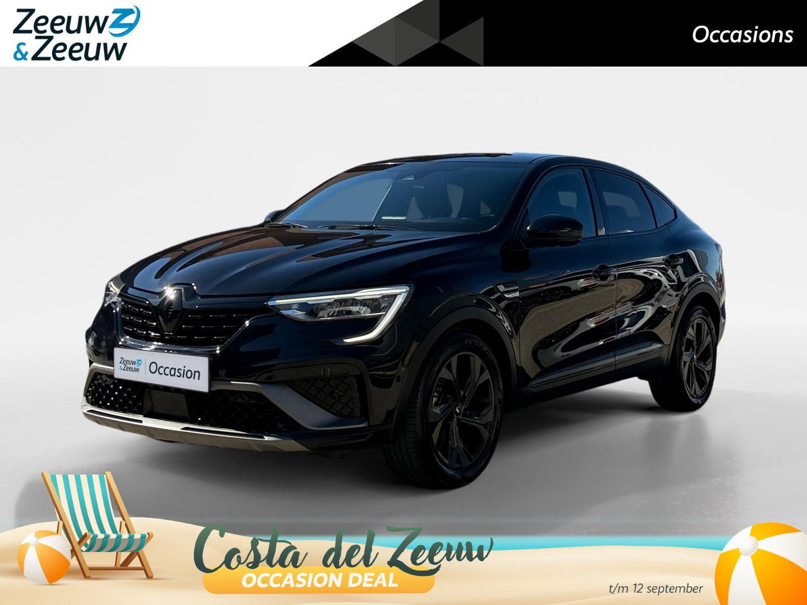 Renault Arkana 1.6 E-Tech hybrid 145 E-Tech engineered | Aut, Auto's, Gebruikt, Euro 6, Zwart, Bedrijf