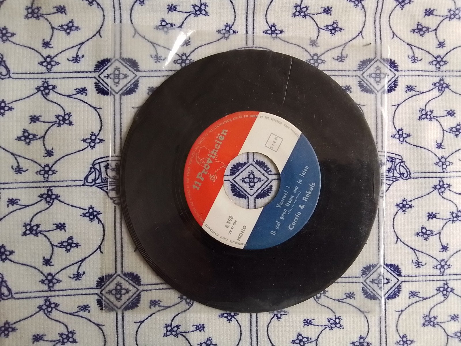 Corrie & Rekels        Vaarwel ik zal geen traan om je laten, Ophalen of Verzenden, Zo goed als nieuw, 7 inch, Nederlandstalig