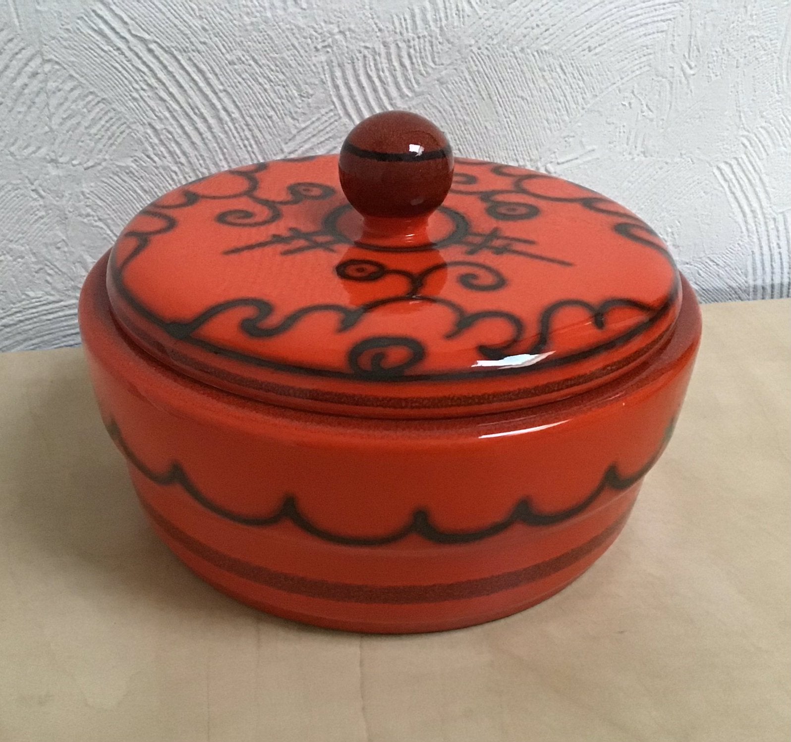 FLORA HOLLAND 1850 - koektrommel-dekselpot-jaren 70, Ophalen of Verzenden