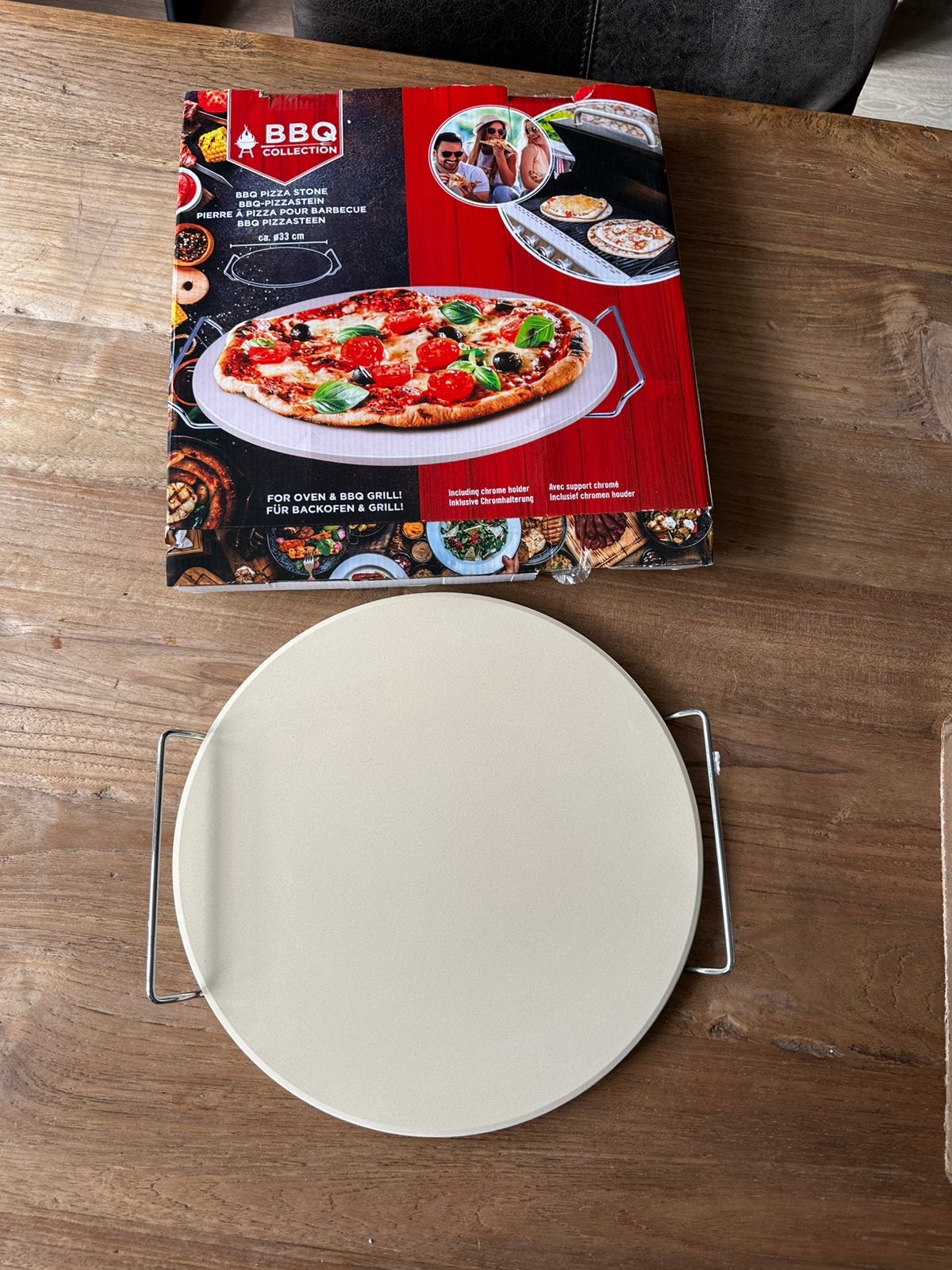 Pizza bbq/oven stone, Tuin en Terras, Ophalen of Verzenden, Nieuw