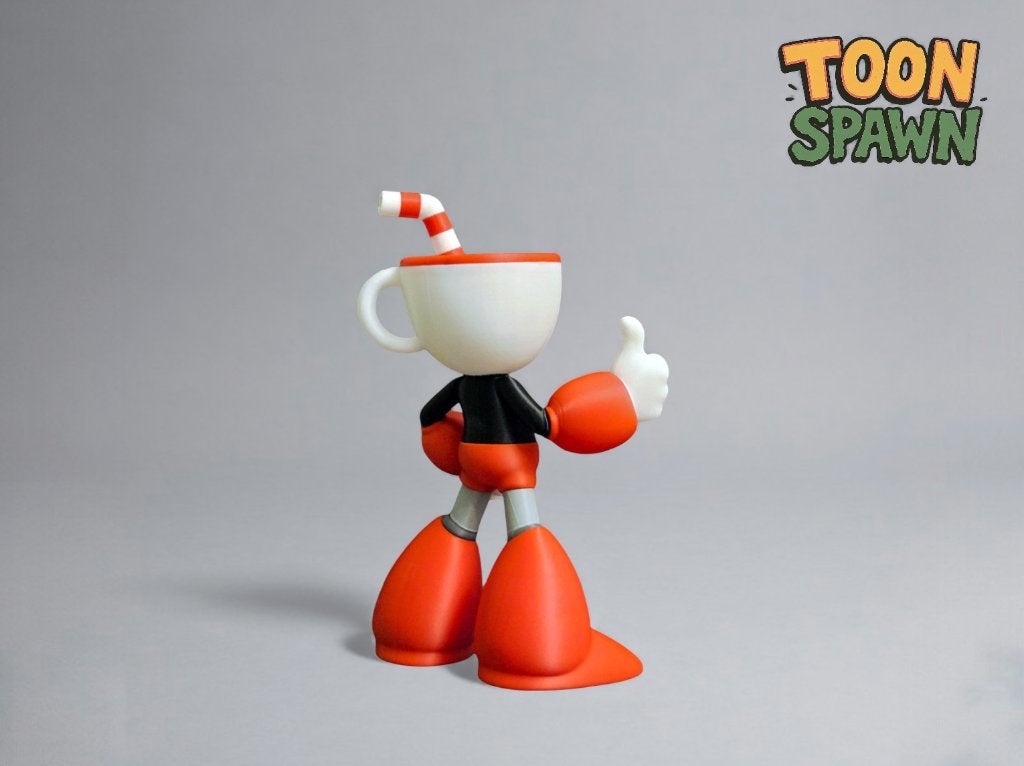 Mega Cuphead – 21 cm – Cuphead Figuur, Ophalen of Verzenden, Nieuw, Overige typen