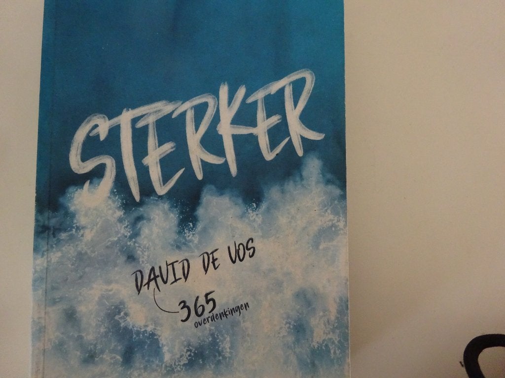 DAVID DE VOS - STERKER - BIJBELS DAGBOEK, Ophalen of Verzenden, Gelezen, Christendom | Protestants