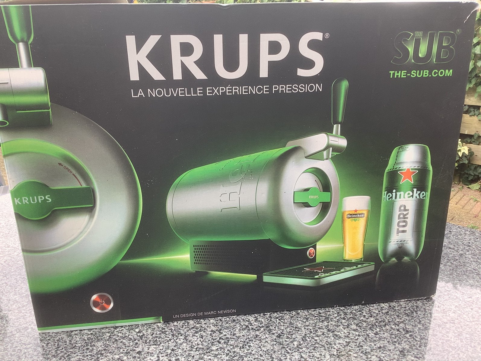 Heineken The Sub thuis biertap, Ophalen of Verzenden, Zo goed als nieuw, Krups