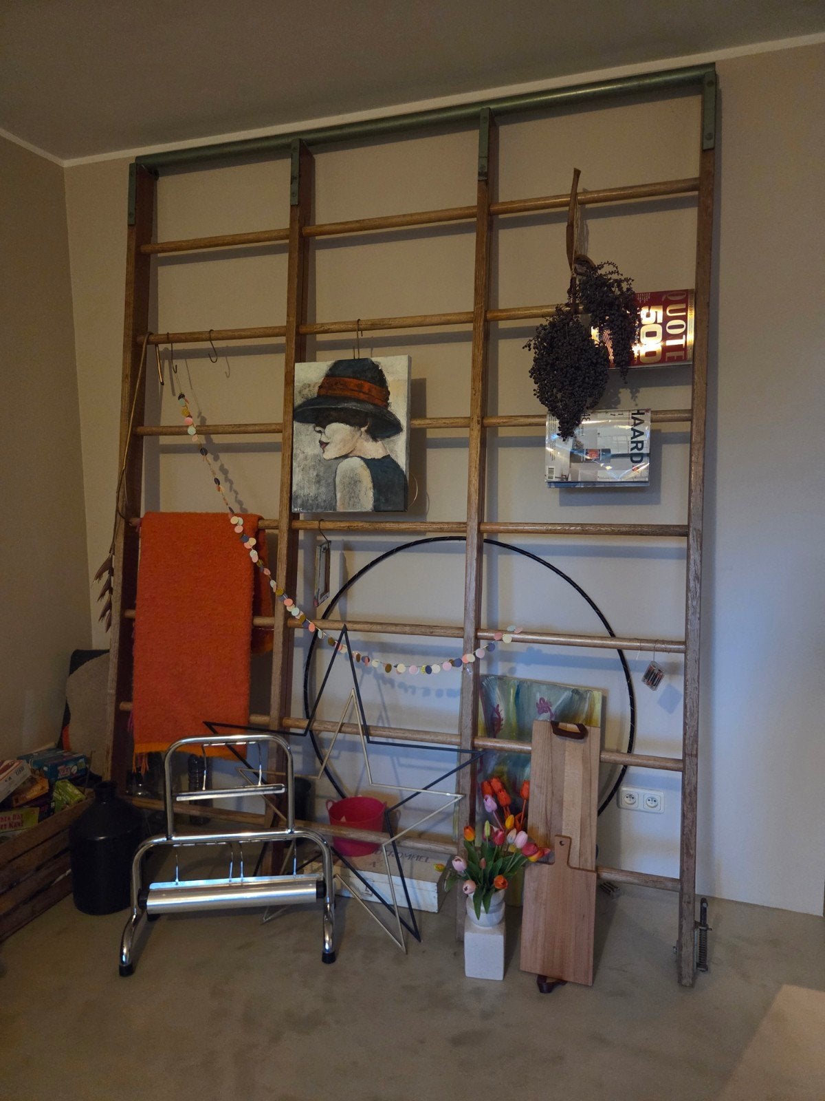 Retro klimrek - Decoratief en functioneel, Ophalen