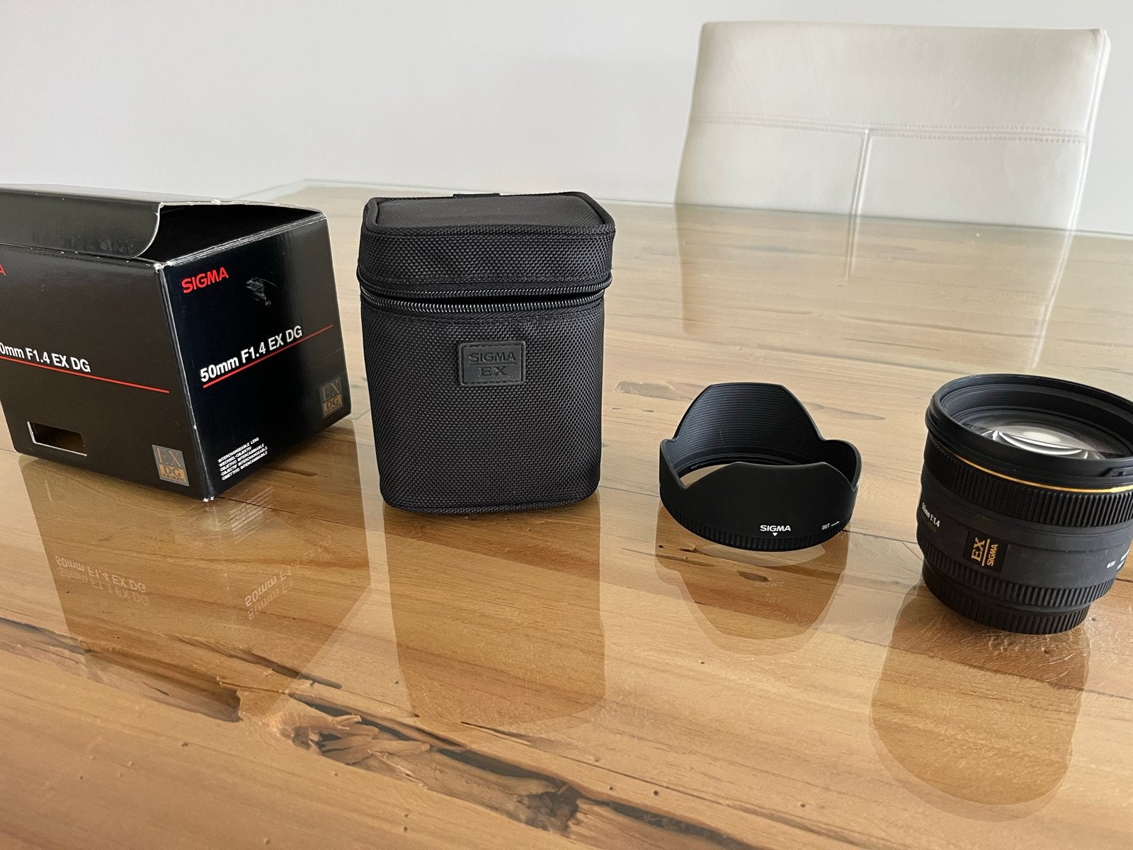 Sigma 50mm F1.4 EX HSM voor Canon EF, Audio, Tv en Foto, Fotografie | Lenzen en Objectieven, Ophalen, Sigma, Autofocus, Zo goed als nieuw