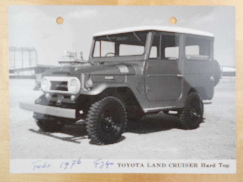 Toyota LandCruiser Hardtop FJ40 Persfoto 1976 FJ, Toyota, Ophalen of Verzenden, Zo goed als nieuw, Toyota