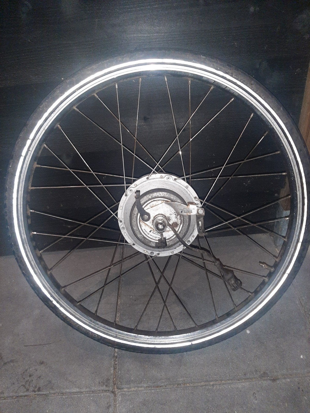 28" Sparta GL Ion Velg met Motor en 7 Tandwielen en voorvelg, Sparta, Gebruikt, Ophalen of Verzenden, Elektrische fiets