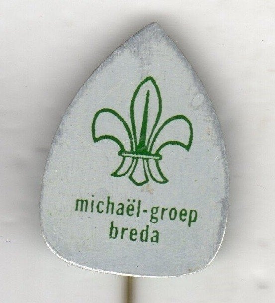 Speldje SCOUTING MICHAEL GROEP BREDA (A8), Ophalen of Verzenden, Gebruikt, Overige onderwerpen