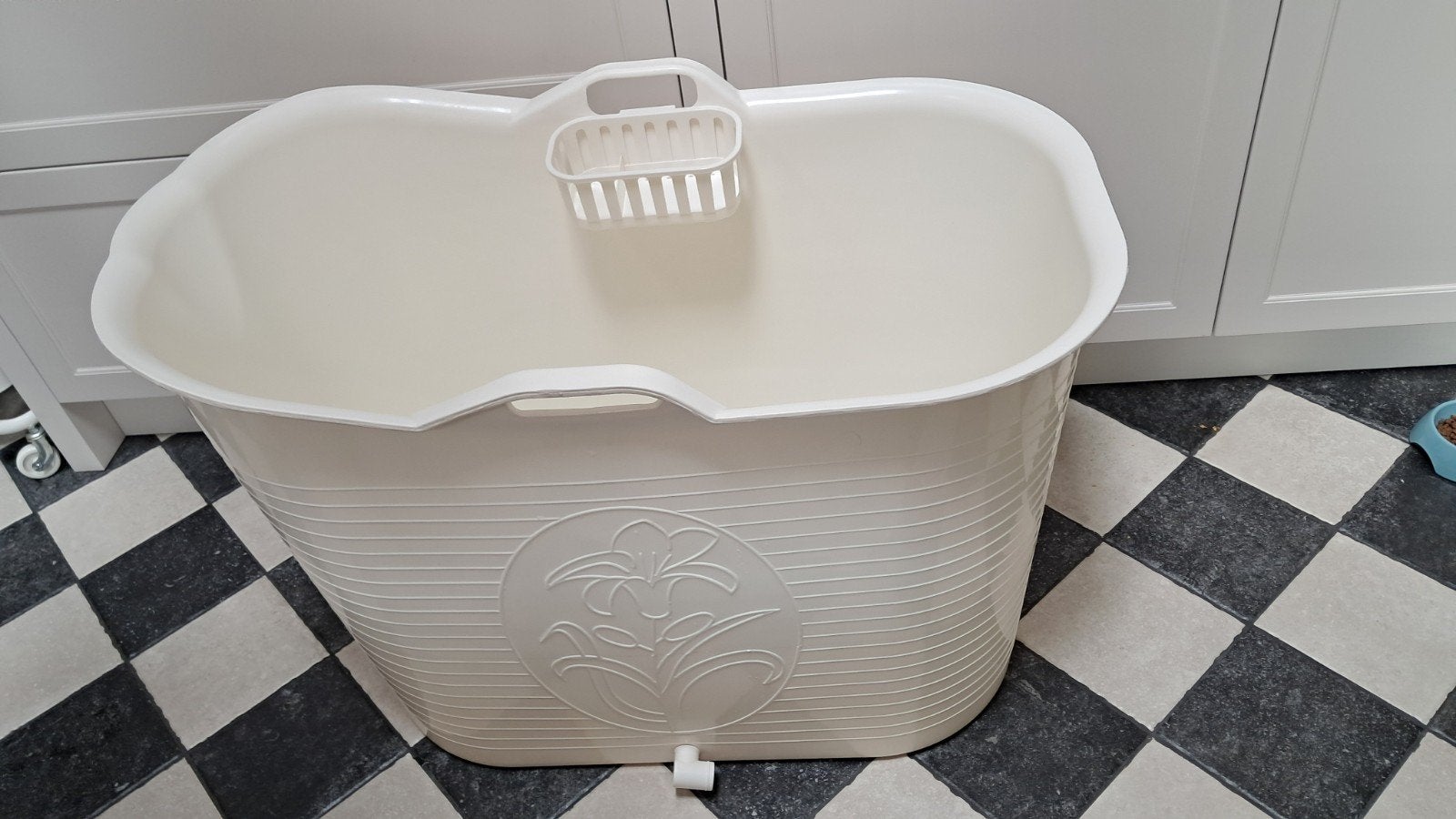 Bath bucket - Zitbad wit - voor volwassenen, Ophalen, Gebruikt, Met bad