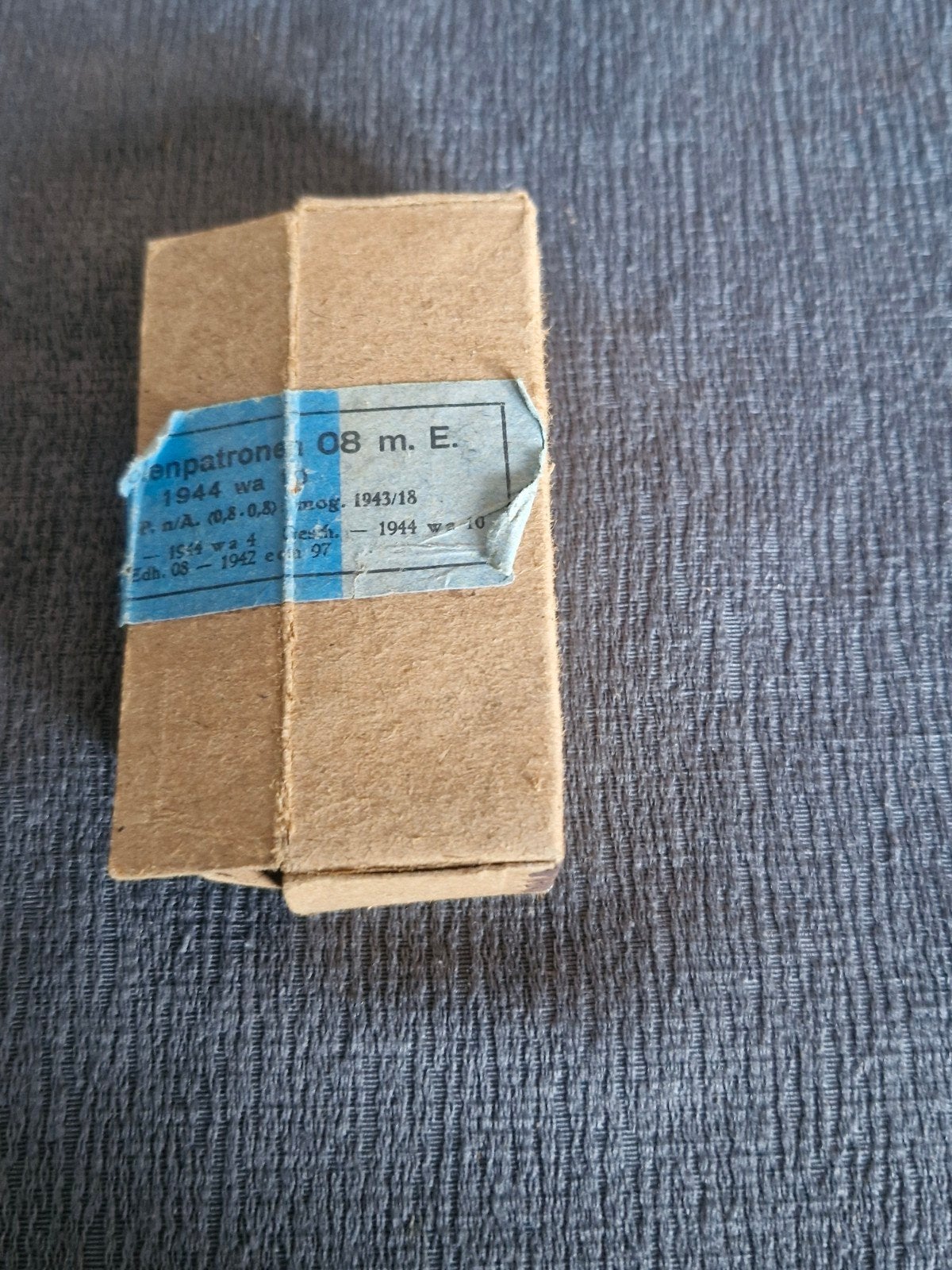Doosje 9mm hulzen ww2, Verzamelen, Ophalen of Verzenden, Landmacht, Duitsland, Hulzen of Bodemvondsten