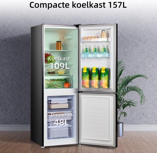 CHiQ koelkast / koel-vriescombinatie - 157l, Ophalen, 150 tot 200 liter, Gebruikt, Met aparte vriezer